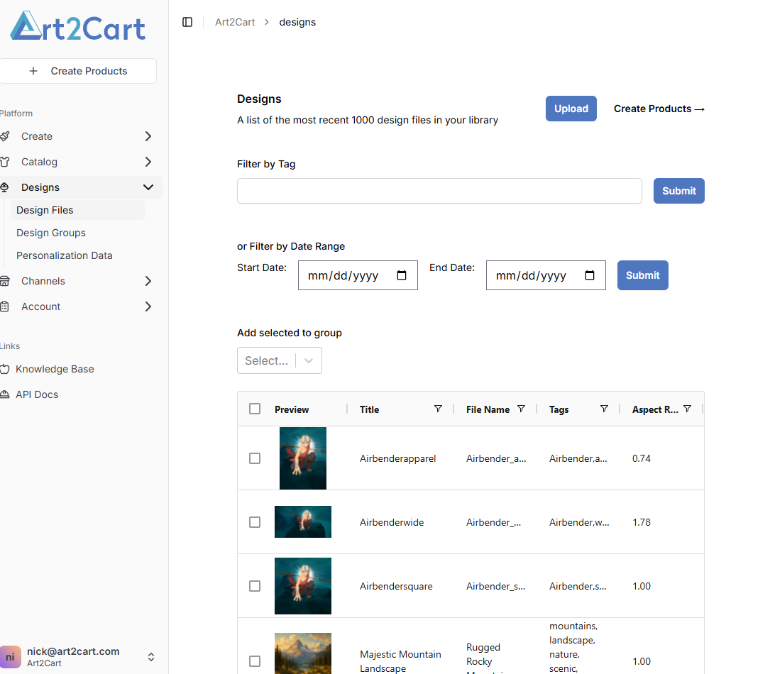 Art2Cart Designs